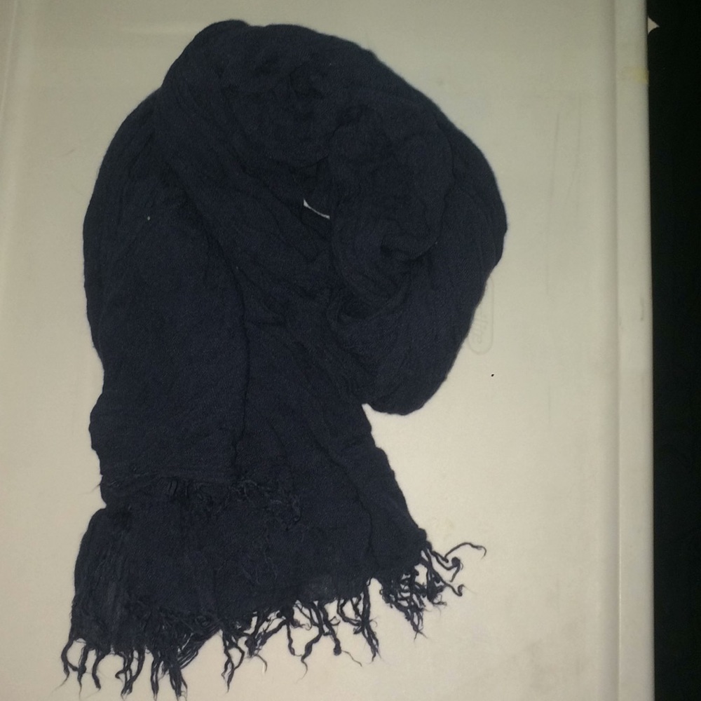 Navy blue scarf